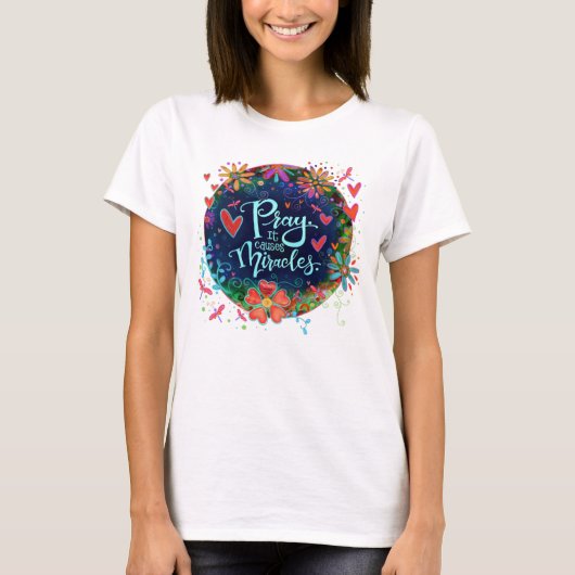 Bid wonderen  bloemenlibel Irelyn T-shirt (Voorkant)