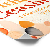 Bid zonder ophouden Boho Christelijke Wall Art pri Poster (Hoek)