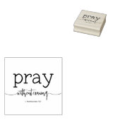 Bid zonder te stoppen, 1 Thessalonicenzen 5:17 Rubberstempel (Gestempeld)