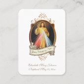 Biddagherinnering voor de goddelijke barmhartighei plaatskaartje (Voorkant)