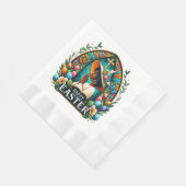 Bidden Afro-Amerikaanse vrouw religieuze Pasen Servet (Hoek)