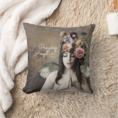 Bidden Angel, uniek  Sierkussen (Deken)