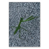 Bidden bidsprinkhaan lopen op stoep, flashcards kaart (Voorkant)