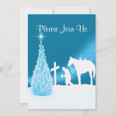 Bidden Cowboy Western Vakantie Feestuitnodiging Kaart (Voorkant)