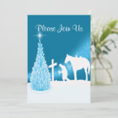 Bidden Cowboy Western Vakantie Feestuitnodiging Kaart (Staand voorkant)