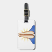 bidden emoji bagagelabel (Voorkant verticaal)