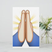 bidden emoji briefpapier (Staand voorkant)