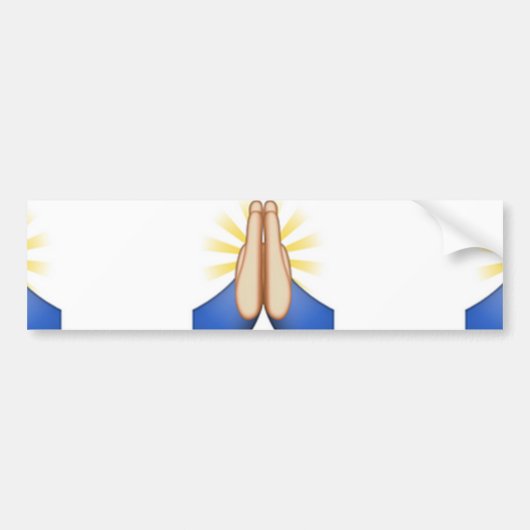bidden emoji bumpersticker (Voorkant)