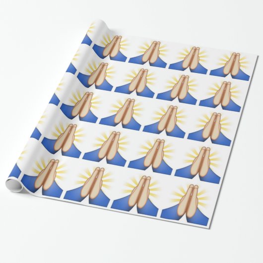 bidden emoji cadeaupapier (Uitgerold)