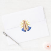 bidden emoji ronde sticker (Envelop)