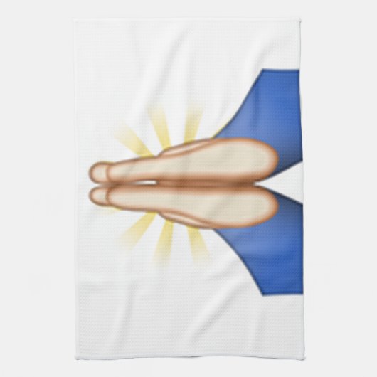 bidden emoji theedoek (Verticaal)