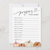 Bidden en wensen voor Baby Kaart (Voorkant)