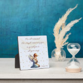 Bidden Engel met Psalm 91:11 Fotoplaat (Insitu)