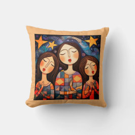 Bidden engelen decor gooien kussen decoratief