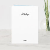 Bidden Handen Gevouwen Wenskaart Kaart (Achterkant)