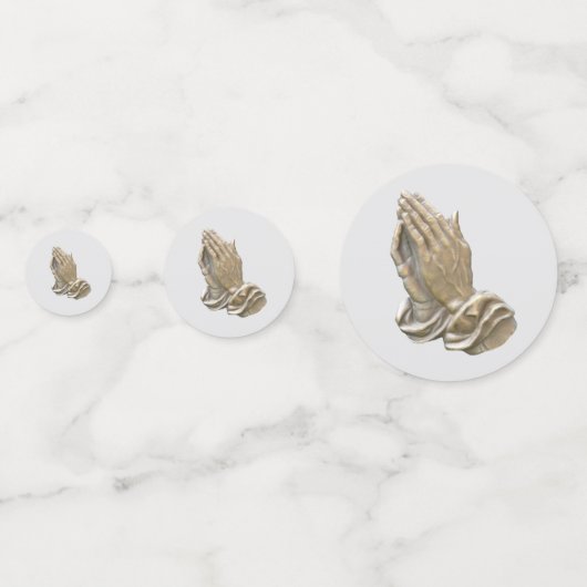 Bidden Handen Katholieke Kerk Communie Confetti (Voorkanten)