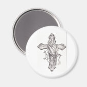 Bidden Handen & Kruis Magneet (Voorkant / Achterkant)
