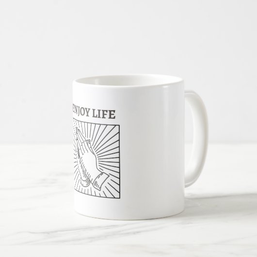 Bidden handen Mok (Voorkant rechts)