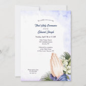 Bidden Handen Religieus Kaart (Voorkant)