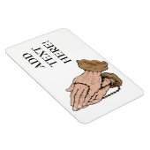 Bidden Handen Rozenkrans Koelkast / Auto Magneet (Rechterzijde)