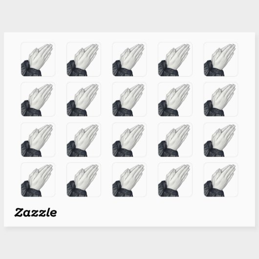 Bidden Handen Stickers (Vel)