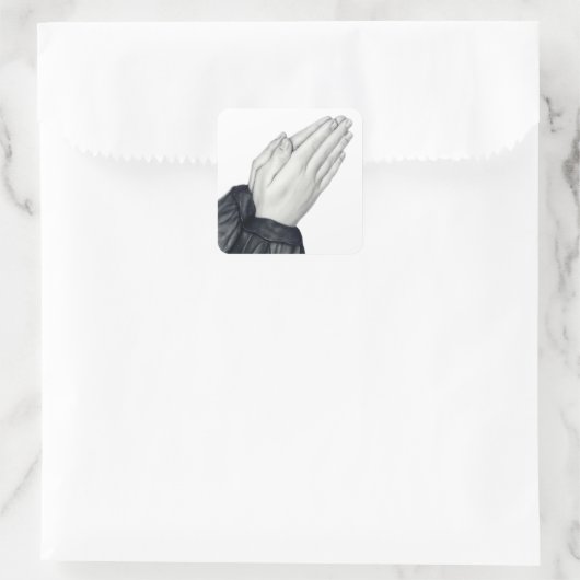 Bidden Handen Stickers (Tas)