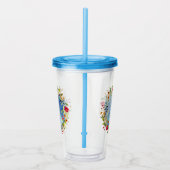 Bidden handen waterverf acryl drinkbeker (Rechts)