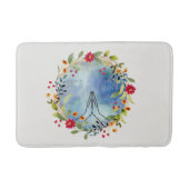 Bidden handen waterverf badmat (Voorkant)