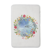 Bidden handen waterverf badmat (Voorkant Verticaal)