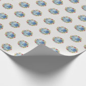 Bidden handen waterverf cadeaupapier (Hoek)