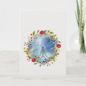 Bidden handen waterverf kaart (Voorkant)