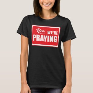 Bidden Herhaal Geloof Religie Motivatie Kerk Gr T-shirt