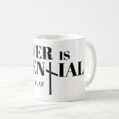 Bidden is een belangrijke Mok (Voorkant rechts)