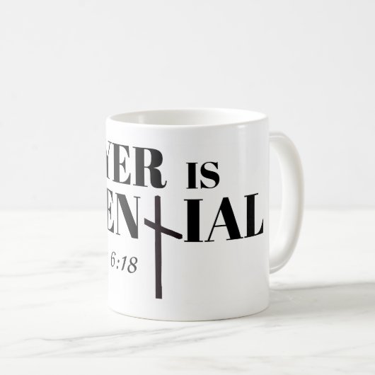 Bidden is een belangrijke Mok (Voorkant rechts)