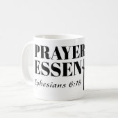 Bidden is een belangrijke Mok (Voorkant links)