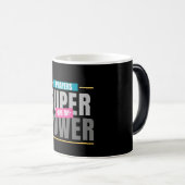 Bidden is mijn morphing-Mok in Superpower Magische Mok (Voorkant rechts)