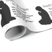 Bidden Kind Psalm Geschrift Giftwrap Cadeaupapier (Rol Hoek)