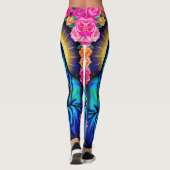 Bidden Maagd Maria Onze-Lieve-Vrouw van Guadalupe Leggings (Achterkant)