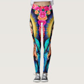 Bidden Maagd Maria Onze-Lieve-Vrouw van Guadalupe Leggings (Voorkant)
