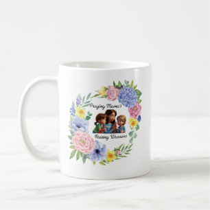 Bidden mama Christelijk Moederdag floral Koffiemok