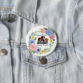 Bidden mama Christelijk Moederdag floral Ronde Button 7,6 Cm (In situ)