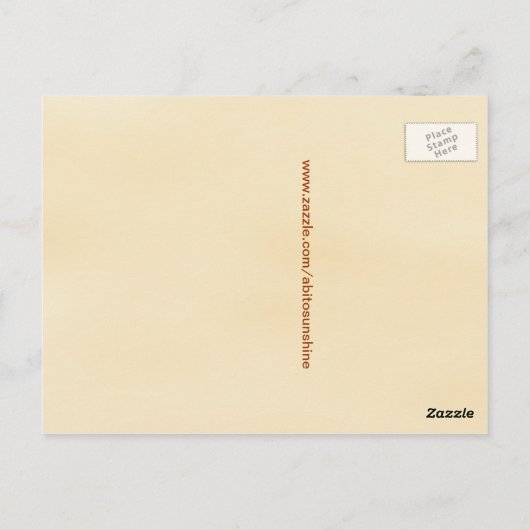 Bidden Mantis Bedankt geven Briefkaart (Achterkant)