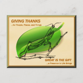 Bidden Mantis Bedankt geven Briefkaart