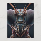 Bidden Mantis Close-up Macro Briefkaart (Voorkant)