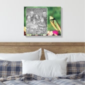 Bidden Mantis Creëer Uw eigen foto Canvas Afdruk (Insitu (Slaapkamer))