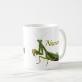 Bidden Mantis gepersonaliseerd Koffiemok (Voorkant rechts)