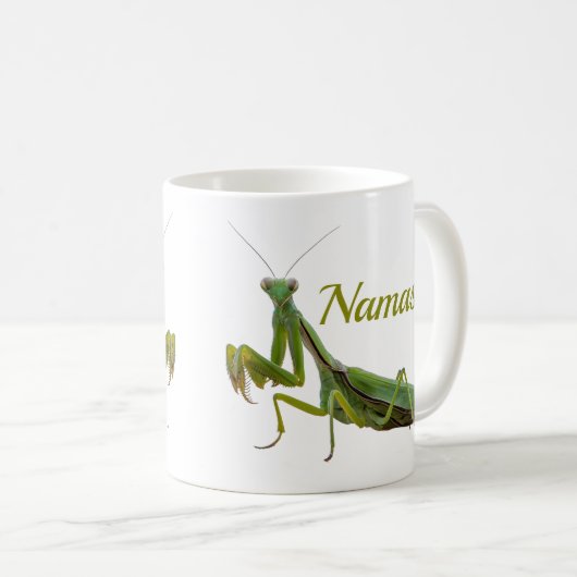 Bidden Mantis gepersonaliseerd Koffiemok (Voorkant rechts)