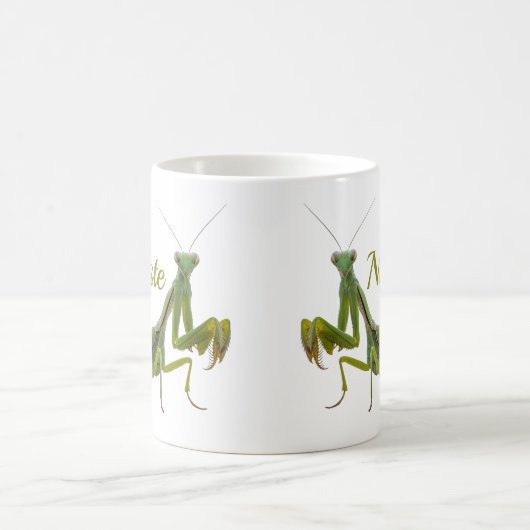Bidden Mantis gepersonaliseerd Koffiemok (Center)