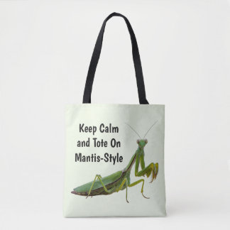 Bidden Mantis gepersonaliseerd Tote Bag