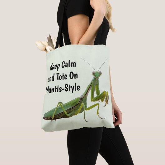 Bidden Mantis gepersonaliseerd Tote Bag (Dichtbij)